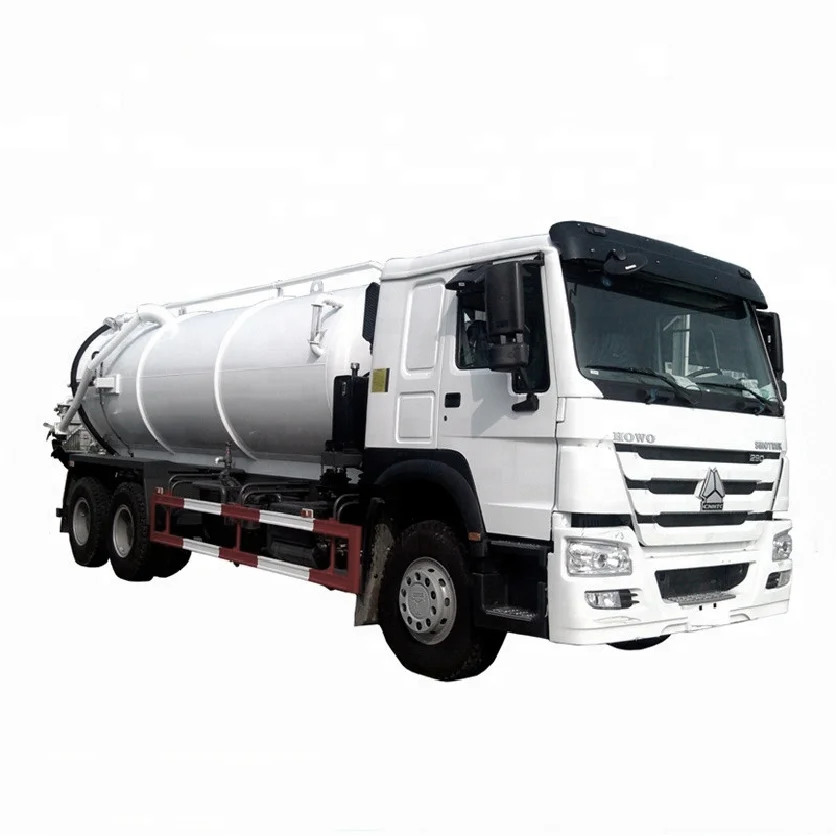 SINOTRUK HOWO всасывание сточных вод 4x2 8000L автомобильный вакуумный насос бак сливы канализационный