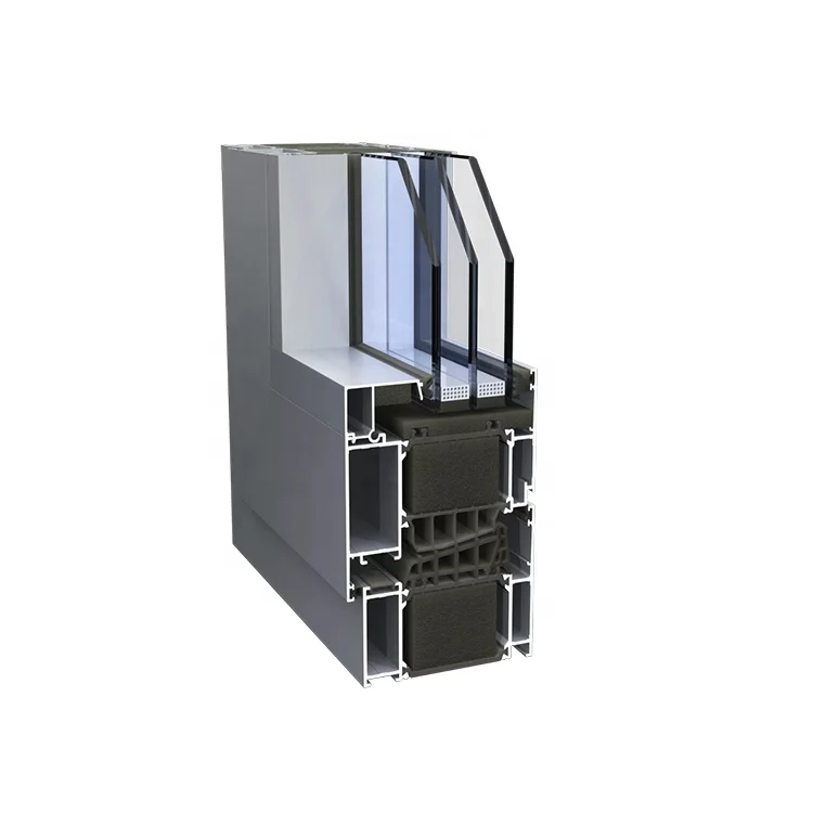 German standard triple glazed casement window tilt and turn aluminium windows