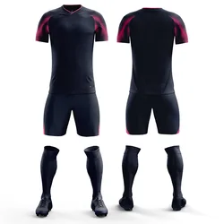 China Factory 100% Polyester football clothing tracksuit soccer for Football Team and Club with your logo