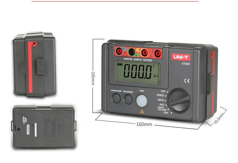 UNI-T UT522 тестер сопротивления заземления цифровой