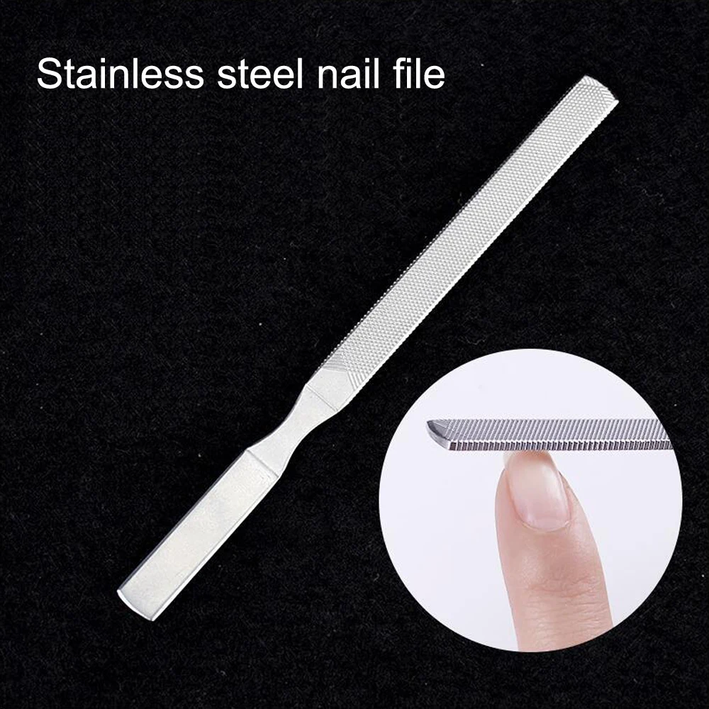 Hot Sale High Quality Double Sided Stainless Steel Nail File