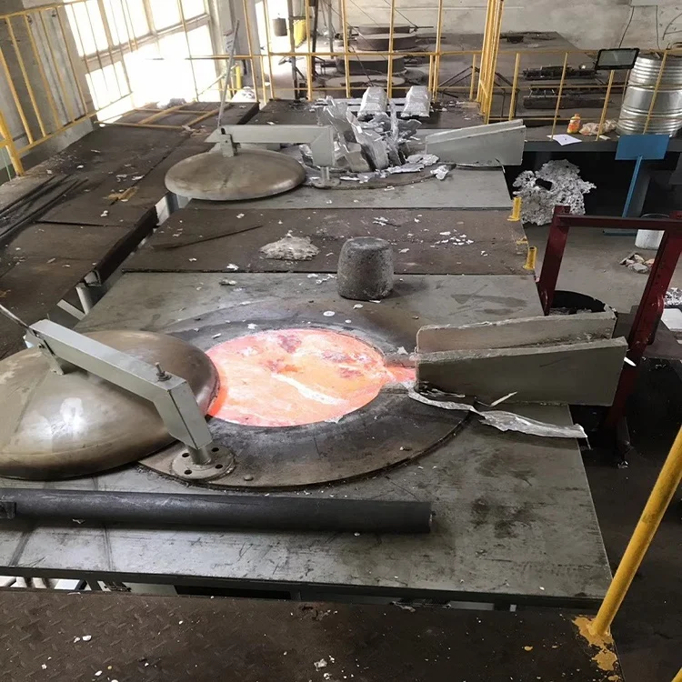 50 kg тигельная melting furnace for aluminum