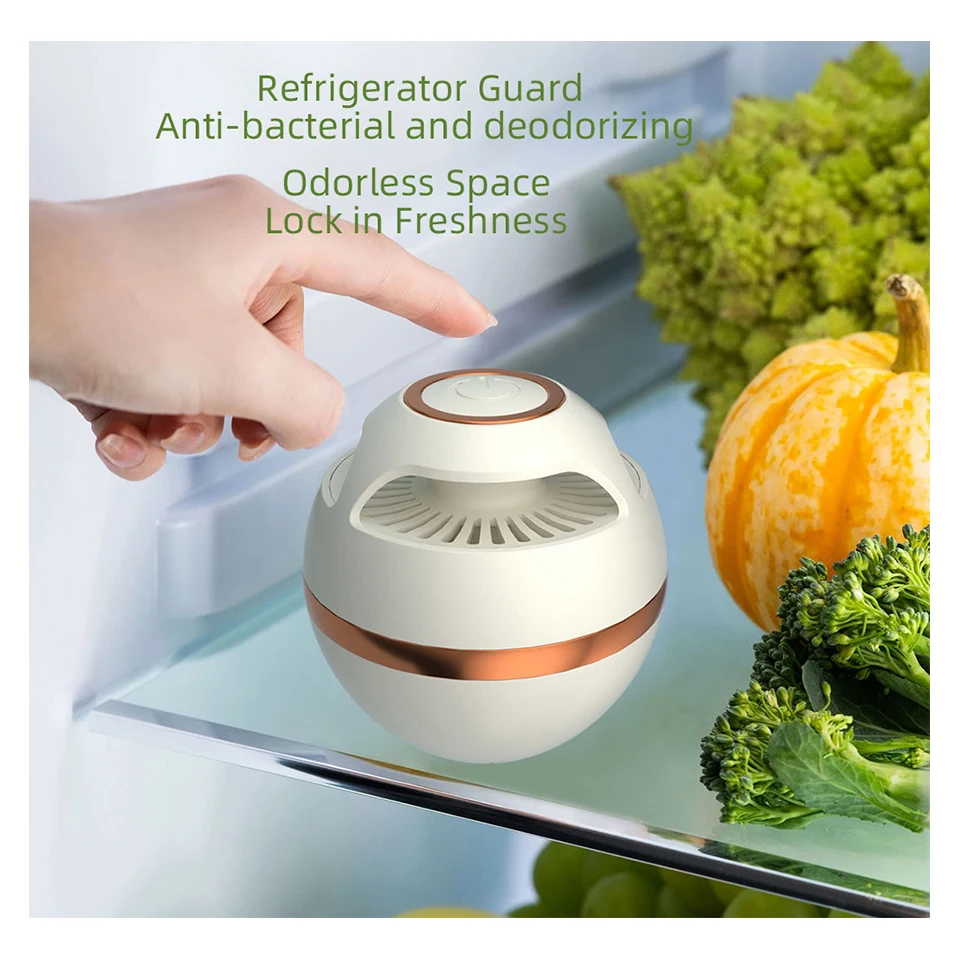New Design Easy-to-use sterilization and eliminator Freezer Deodorizer Air Purifier Freezer Odor Absorber