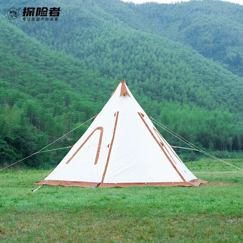 4 6 Person Big Large Wholesale Outdoor Luxury Adult Family Indian Teepee Tipi Camping Tent for Sale