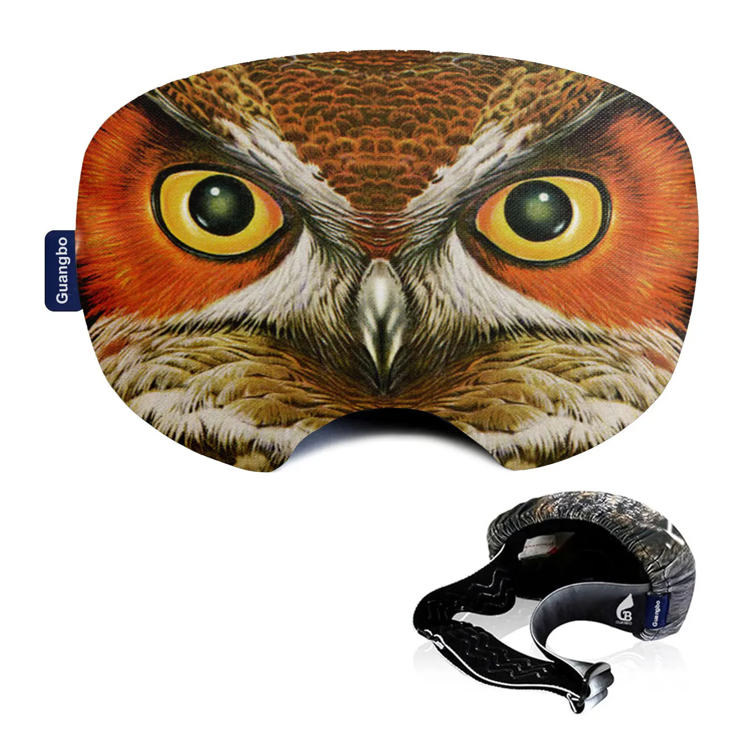 Custom Spandex Cover Skiglasses Ski Goggle Covers Recycled Material Rpet Microfiber Protective For Ski Goggles