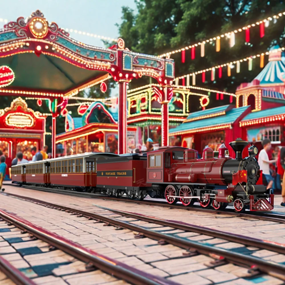 Factory Direct Outdoor Metal Electric Train for Amusement Park & Sightseeing Tourist Attraction