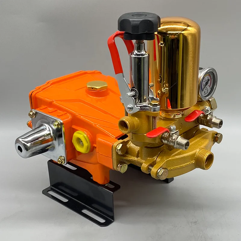 Taizhou JC Agriculture three piston self-discharging piston htp sprayer portable ceramic plunger power sprayer