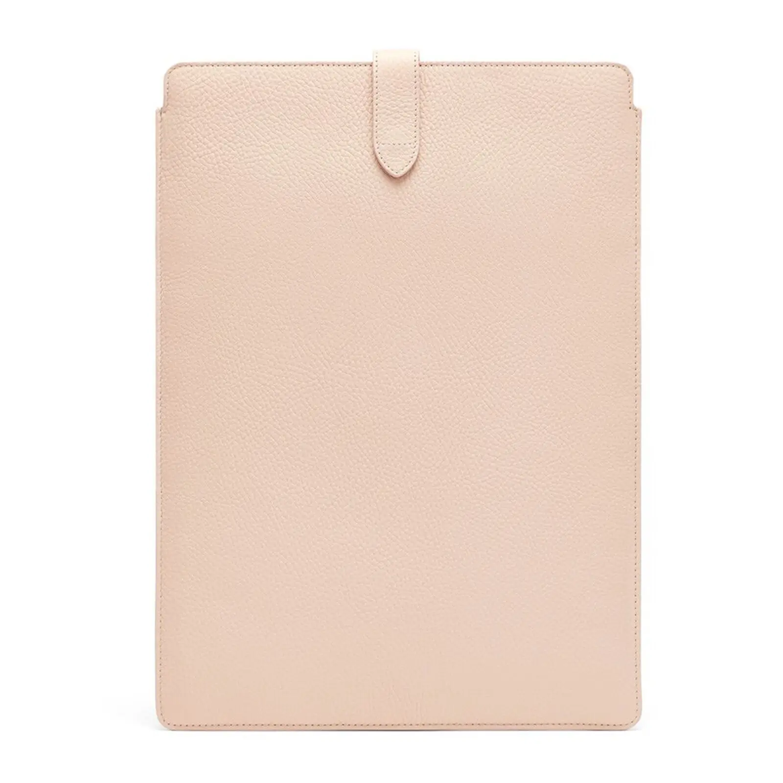 Slim pebbled leather 13 inch laptop bag custom laptop cover case black laptop sleeve for women men