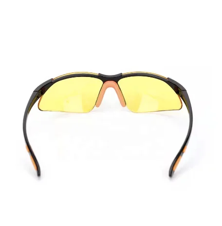 High Visibility Anti-Scratch UV Protection Goggles with Polycarbonate PC Lens Anti-Impact Eye Shield for Work Safety