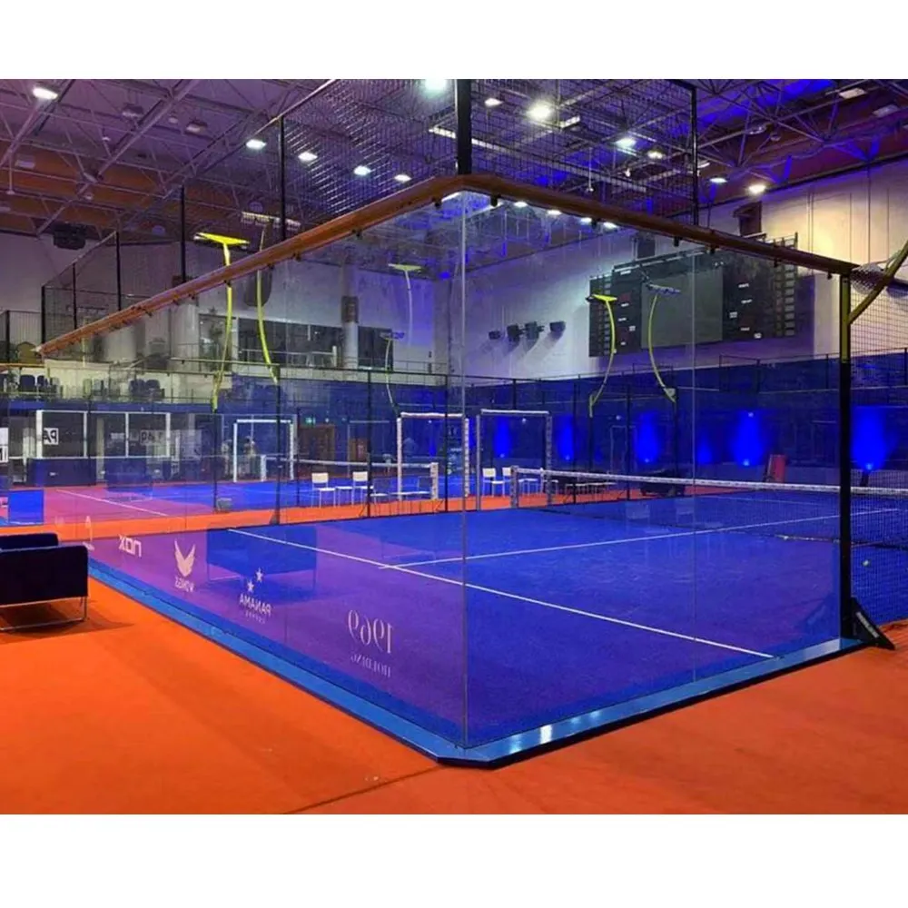 2024 new Super Panoramic padel courts Buy Padel court supplier China Single  Paddle Tennis Court factory
