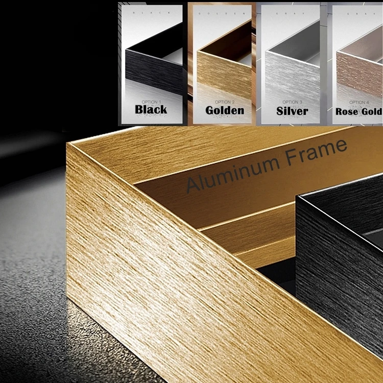 Custom design gold leaves picture wall glass european abstract crystal porcelain painting