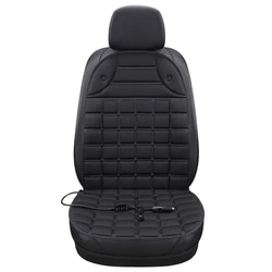 Winter Driving Universal Truck Van Suv Heated Car Seat Cushion Warm Comfortable Fast Heating 12V Heated Back Seat Cover For Cars