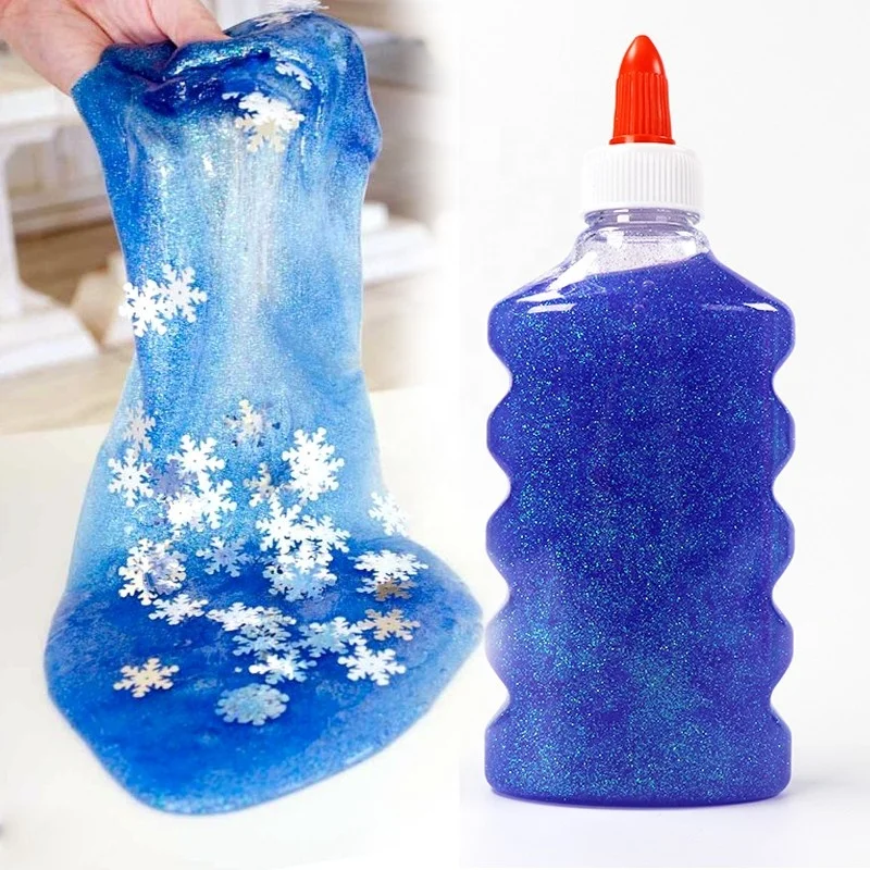 glitter pva glue white liquid school white school glue for diy craft 7mm 11mm hot meltsilicon bars Transparent Hot Glue Stick