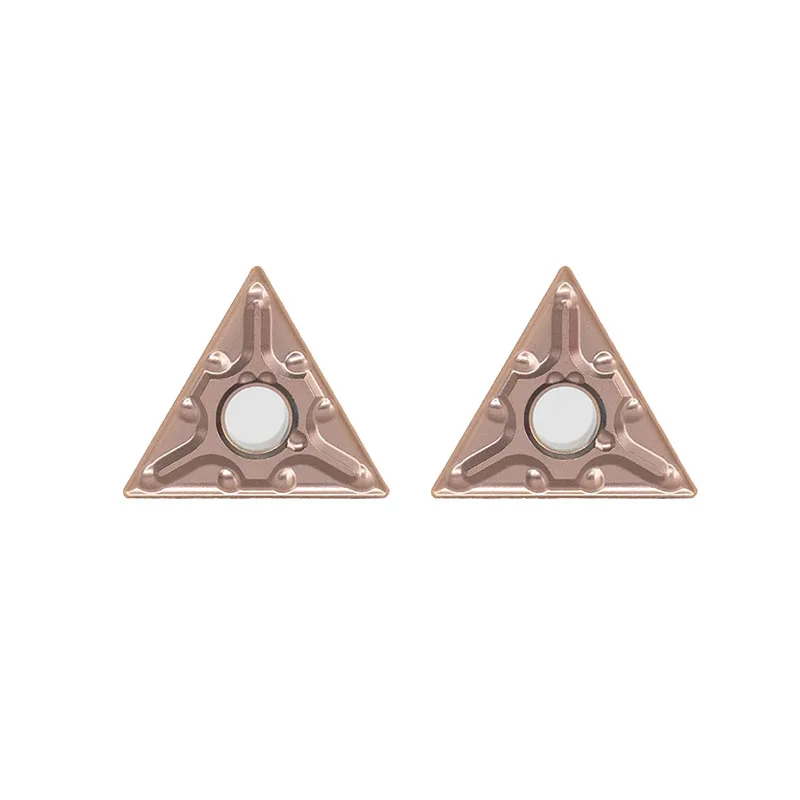 TNMG 160404/160408-MA CNC Lathe Turning Tools Cast Iron Carbide Inserts PVD Double Sided Machining Blade Steel Stainless HRC