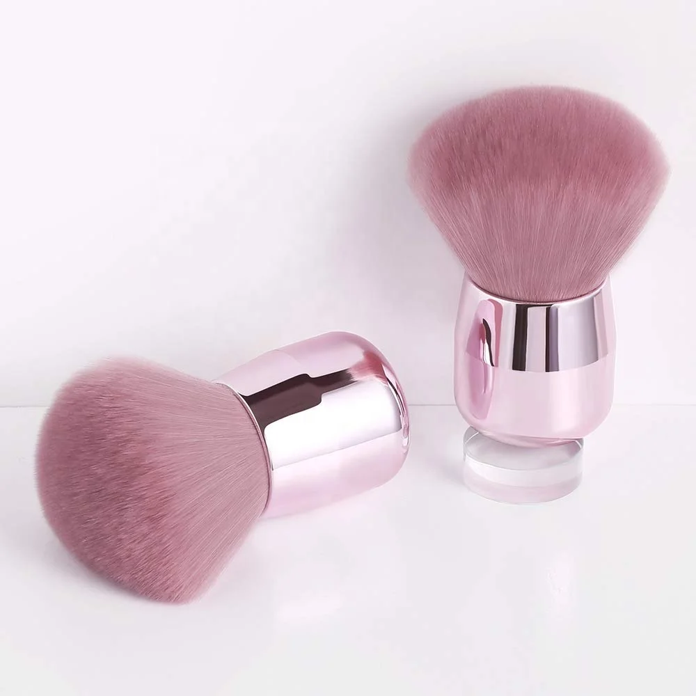 Factory OEM KabukI Single Soft Synthetic Powder Cosmetic Brush Professional Kabuki Brush Travel Kit
