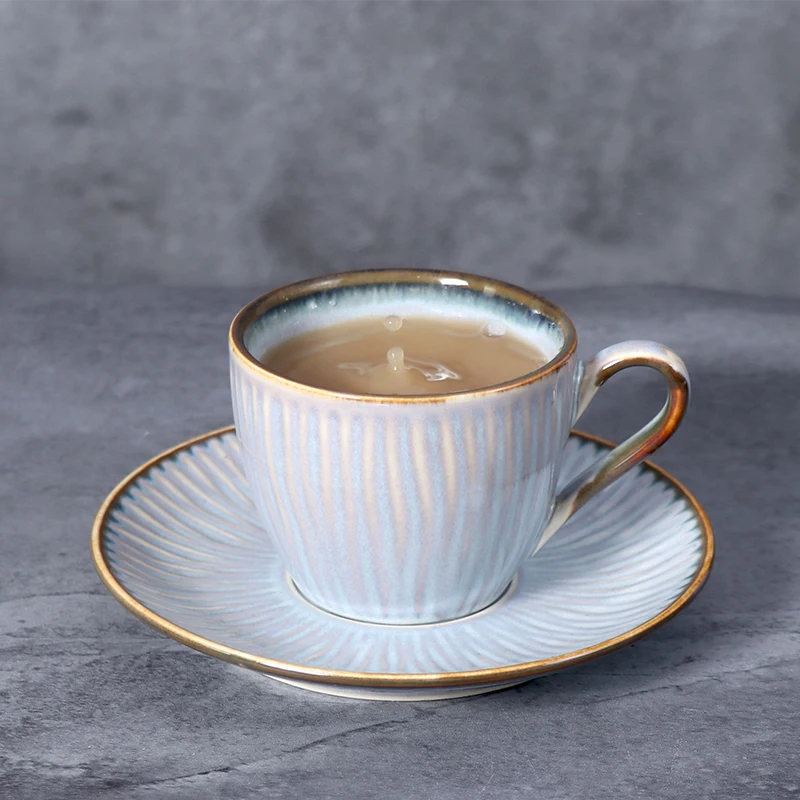 Porcelain Round Plate Blue Luxury Dinnerware Chaozhou Ceramic Factory 12 Inch Main Plate For Restaurant Hotel