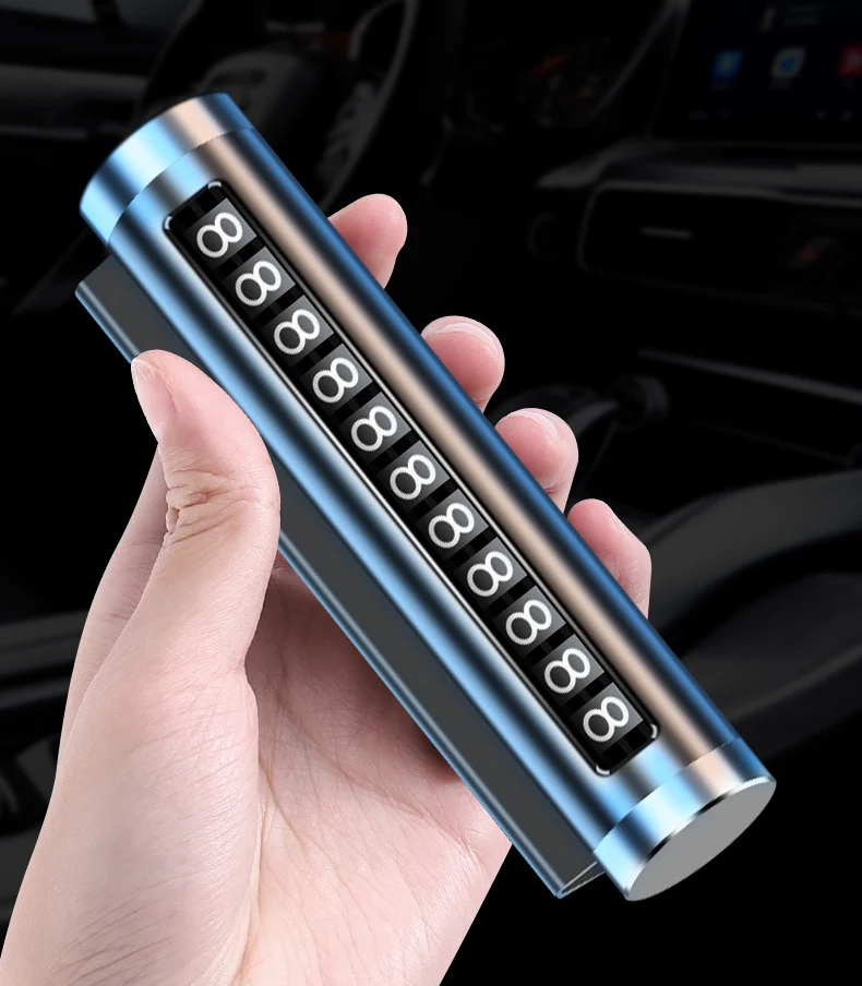 Car Number Plate Temporary Car Interior Accessories Telephone Number Card Car Parking Card