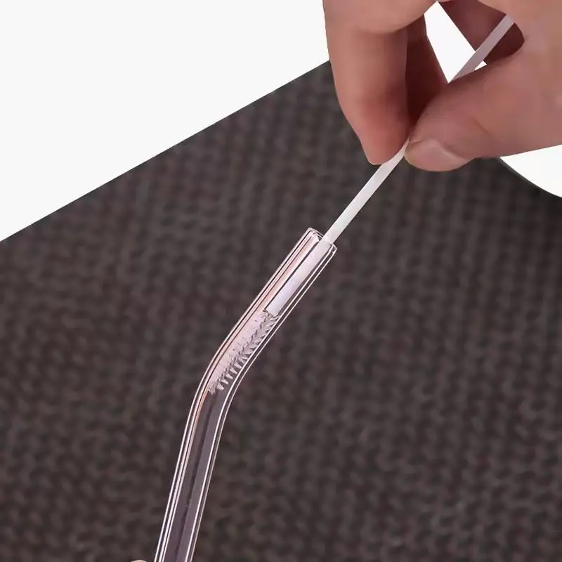 Healthy Reusable Borosilicate Colouful Glass Straw