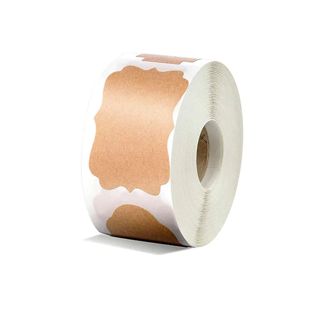 Jar Gift Tags Stickers Self-Adhesive Handmade Jar Labels for Storage Bins Essential Spice Bottle Containers Craft Stickers