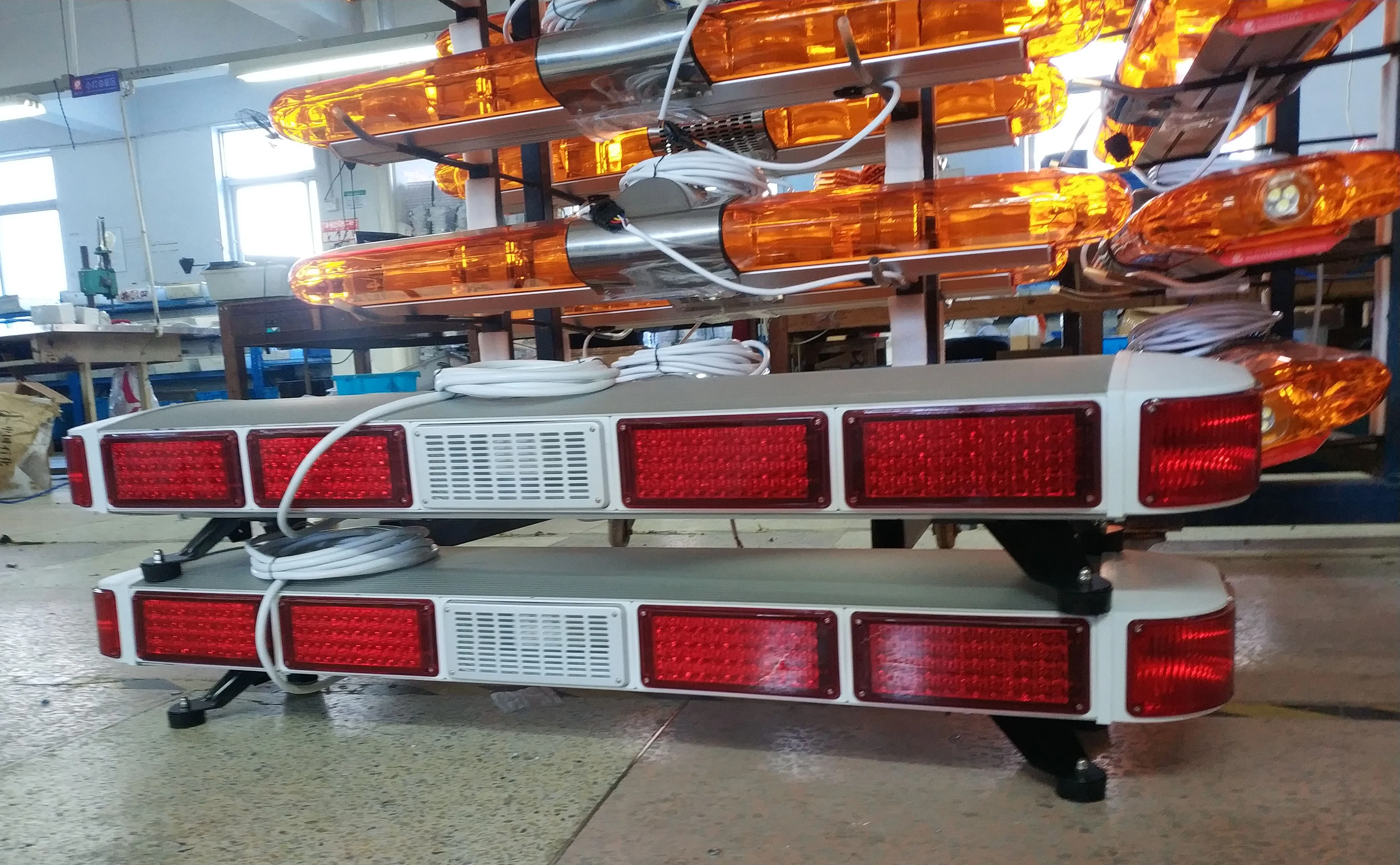 Original factory 48inch Alley lights laser light bar emergency strobe lightbar  LED warning light bars