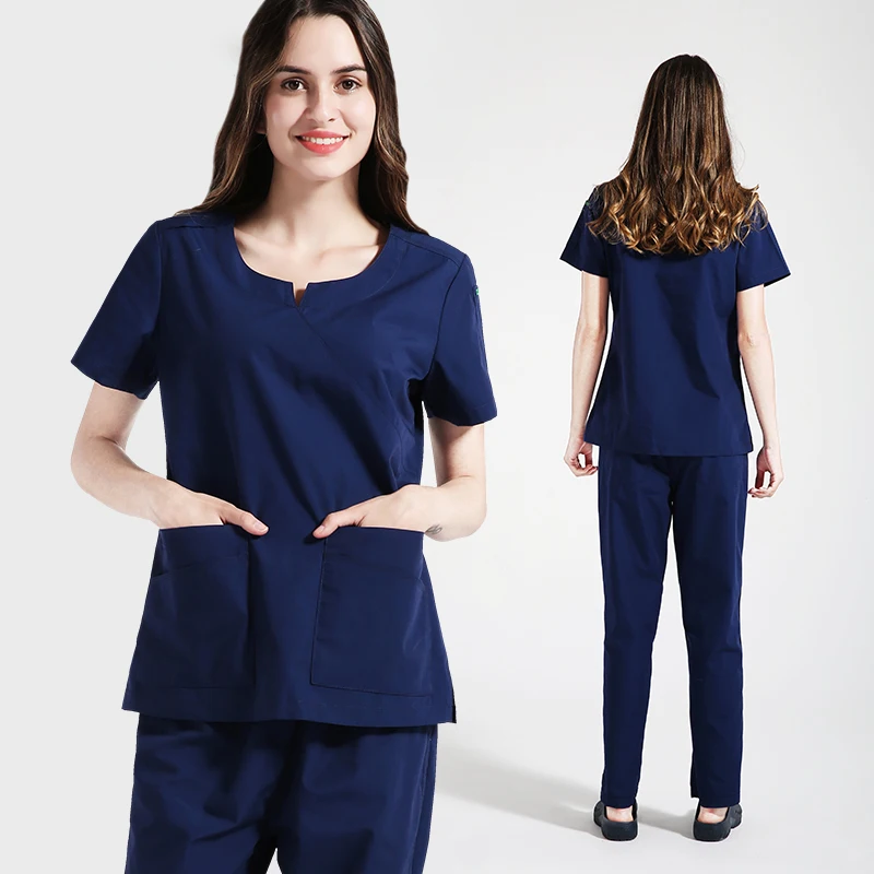 Cyalaa China Wholsale High Quality Scrubs Uniforms Scrubs Uniforms    Short  Sleeves Hospital Uniforms Sets
