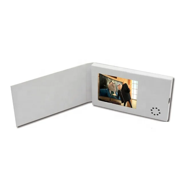 Factory supply high quality paper 2.4 inch  Lcd Screen Video Business Card