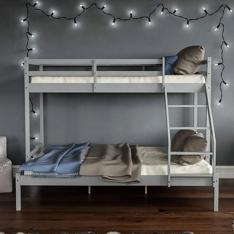 factory wholesale low price solid wood bunk bed dormitory use sleeping bed for sale
