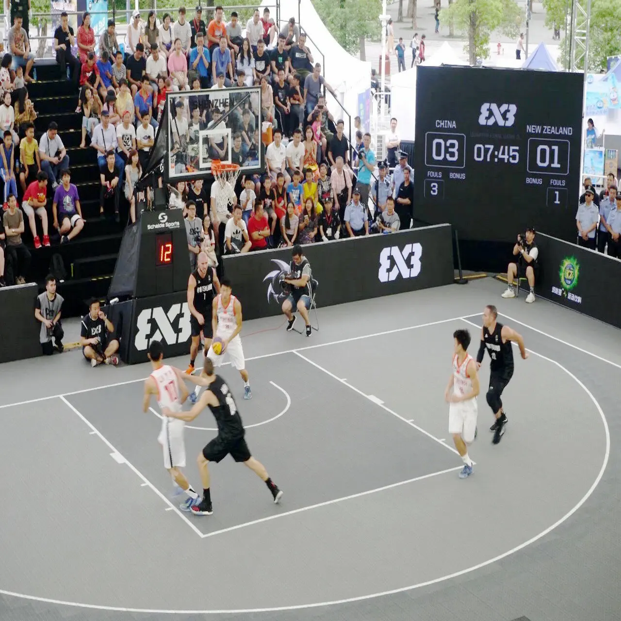 outdoor playground sports fields used plastic pp sports tiles floor