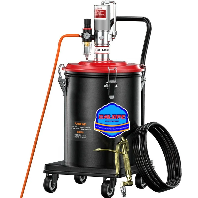 OEM Factory Air Operated Automatic/ Auto High Pressure Grease Lubricator Machine Air Bucket Pneumatic Grease Gun Pumps