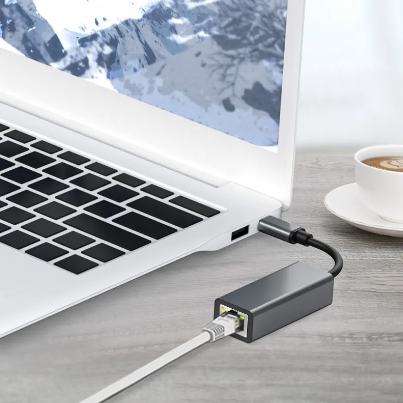 Usb 3 1 type c к RJ45 10/100/1000/2500m ethernet адаптер без приводной сетевой
