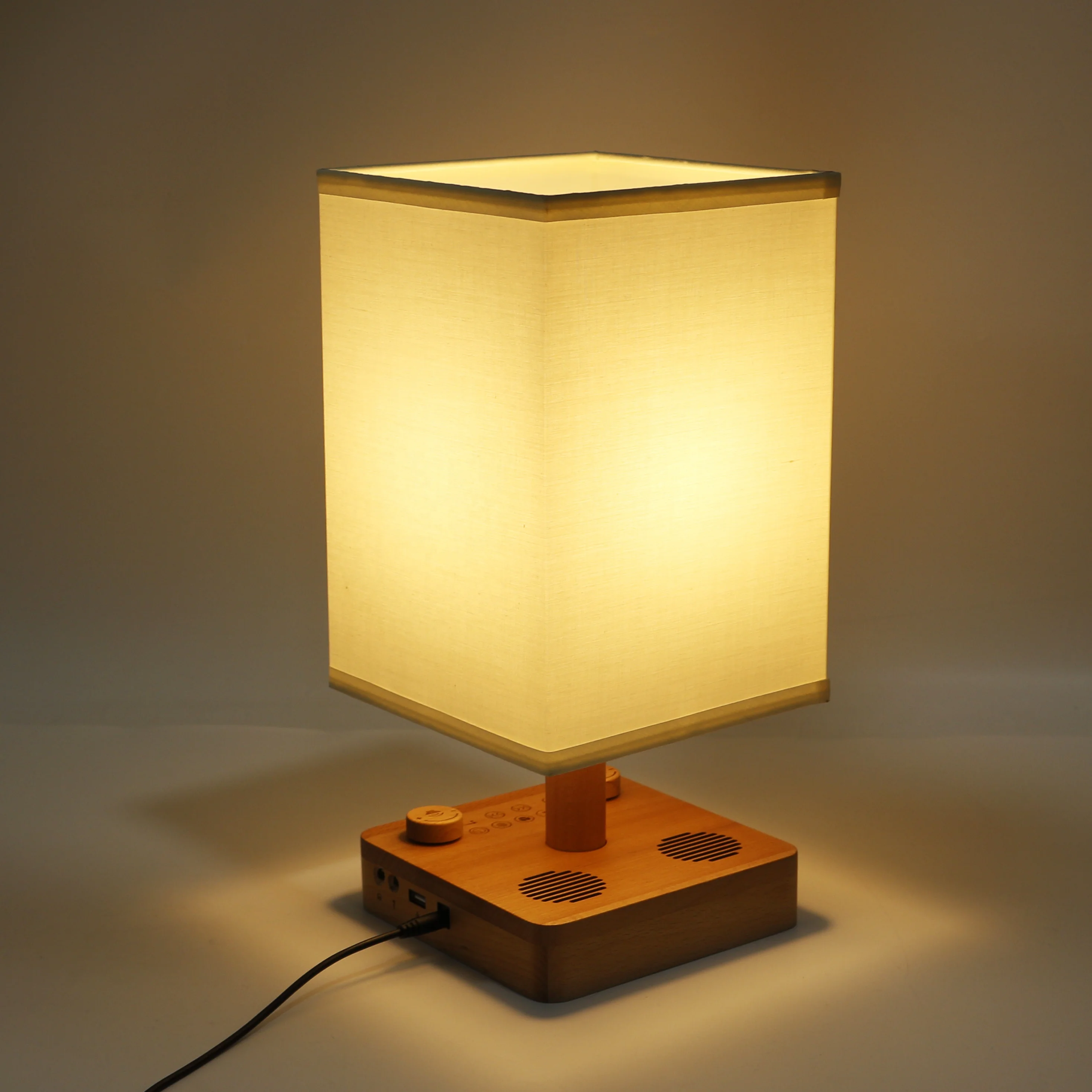 E26 E27 LED Bulb Desk Lamp Omni-directional Illuminating Good Sleep Aid 36 White Noise Dual Speaker Bluetooth