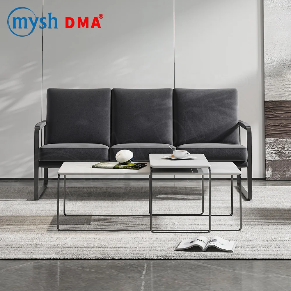 New Modern Design With Hollow Square Sofa Home Office Building Hotel Large Office Furniture Sofa Set