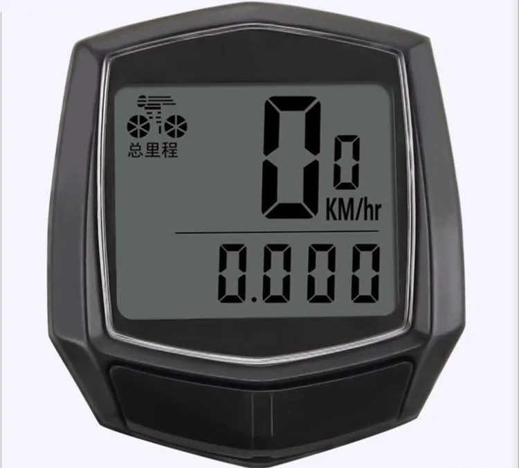 Waterproof Bike Computer With LCD Digital Display Bicycle Odometer Cycling Wired Stopwatch Riding Accessories