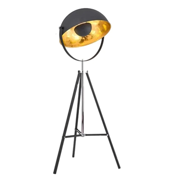 North Europe creative designer modern simple style vintage  photo studio camera tripod floor lamp for living room