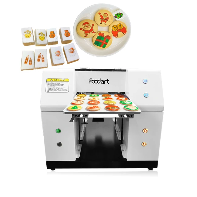 Factory Supplier A4 food Printer Direct Pictures Printing  Biscuits/Macaron/M Bean Fondant Eatable  Edible Ink Inkjet printer