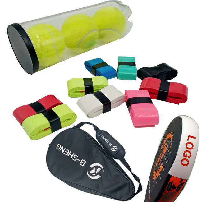 padel ball overgrip protector tape replacement grip rubber ring/wrist band padel racekt cover padel bag  accessories racquets