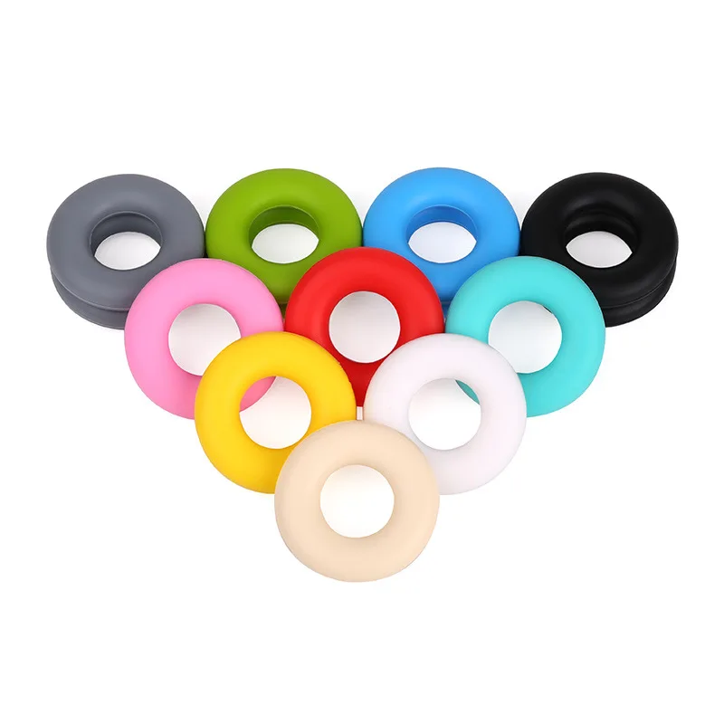 100% BPA Free Teething Beads Food Grade Non Toxic Silicone Chew 81 Colors 9mm 12mm 15mm 19mm Cheap Bulk Silicone Round Beads