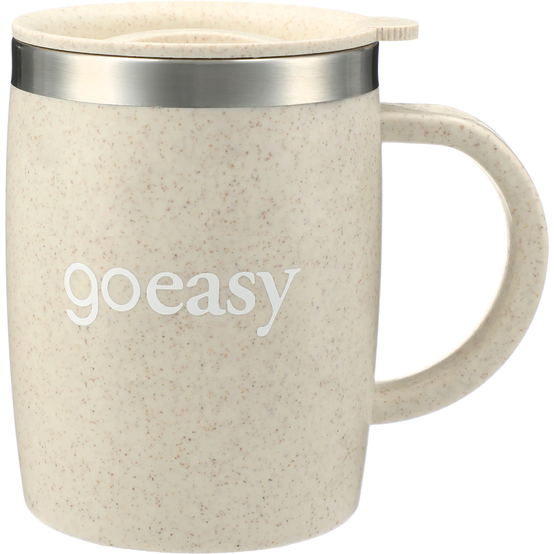 Wheat Straw 14oz Mug w/ Stainless Liner comes with your logo