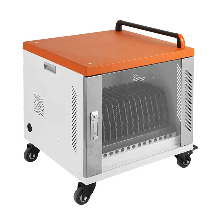 16 устройств, зарядный шкаф 15,6 дюйма, классная и офисная зарядная тележка с колесами