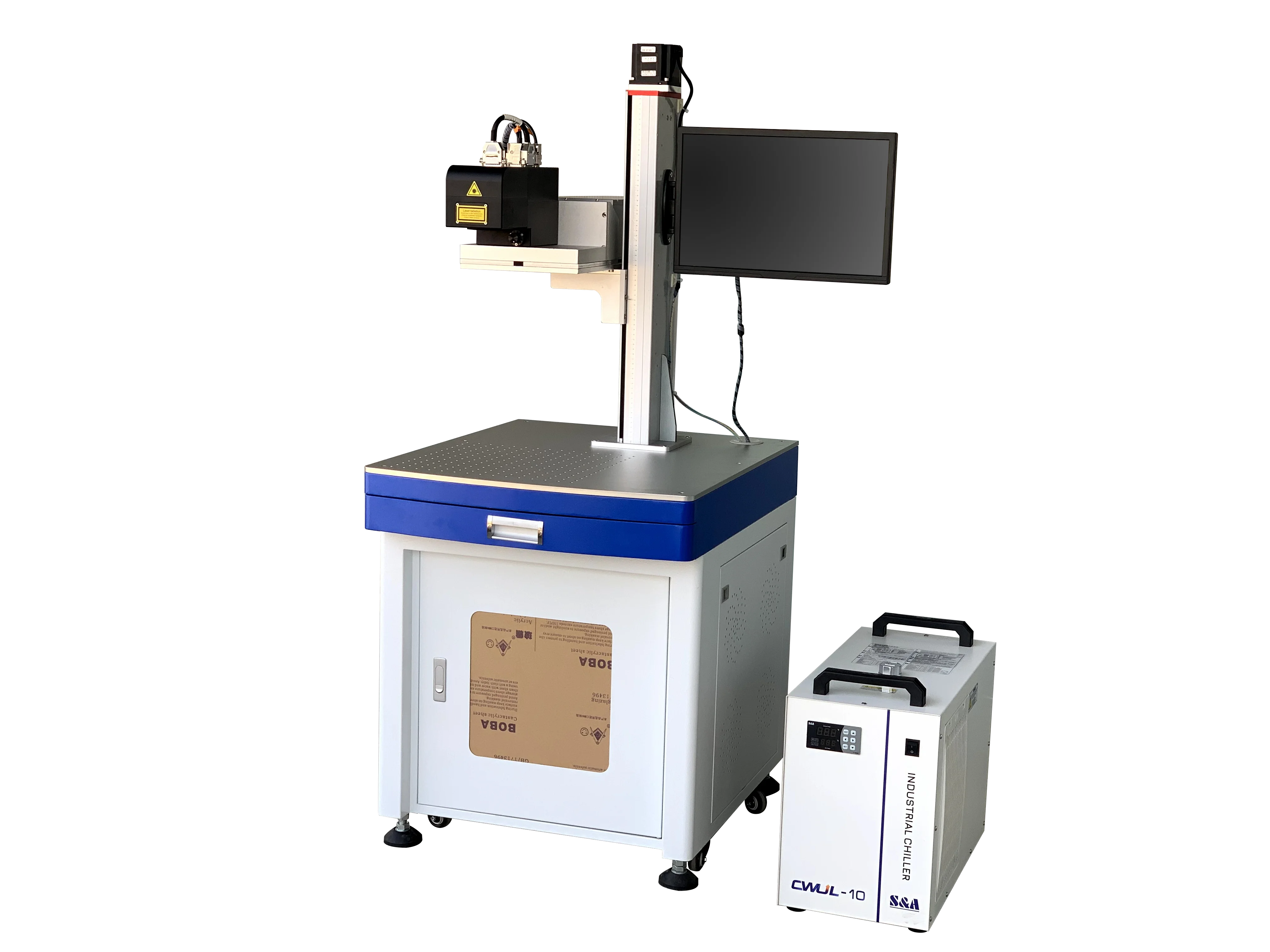 2D/ 2.5D/ 3D UV laser marking machine for glass mirror marking machine