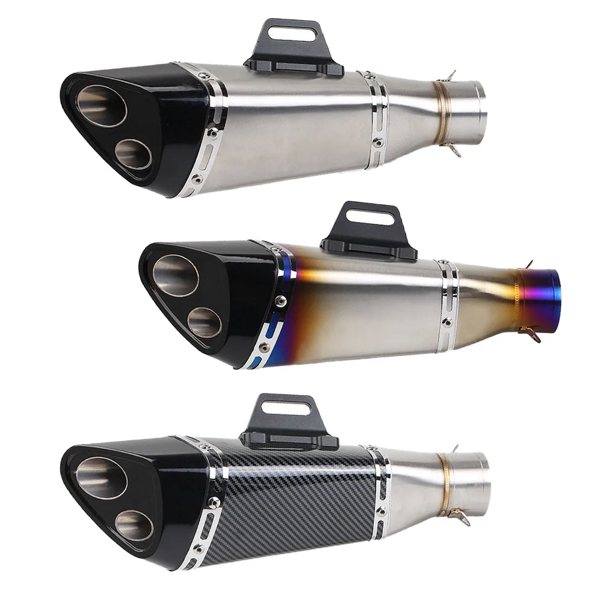 Universal Motorcycle R11 Exhaust Pipe Escape Modified Muffler For R1 MT-09 Ninja250 Ninja400 Z1000 CBR1000RR R1 R3 R6