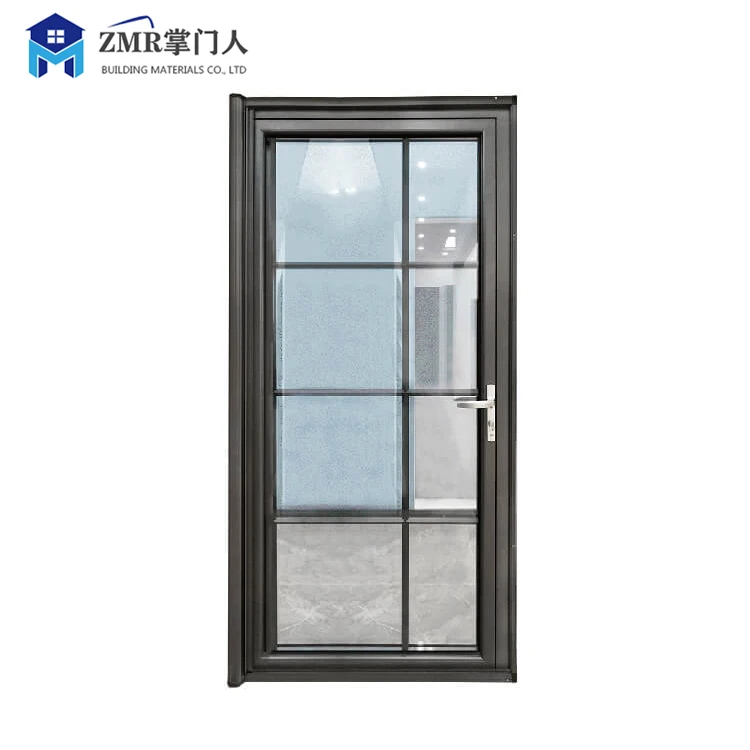 AS2047 Australia Insulation Double Glazed Swing Glass Doors Thermal Break Aluminium Casement Door For Home