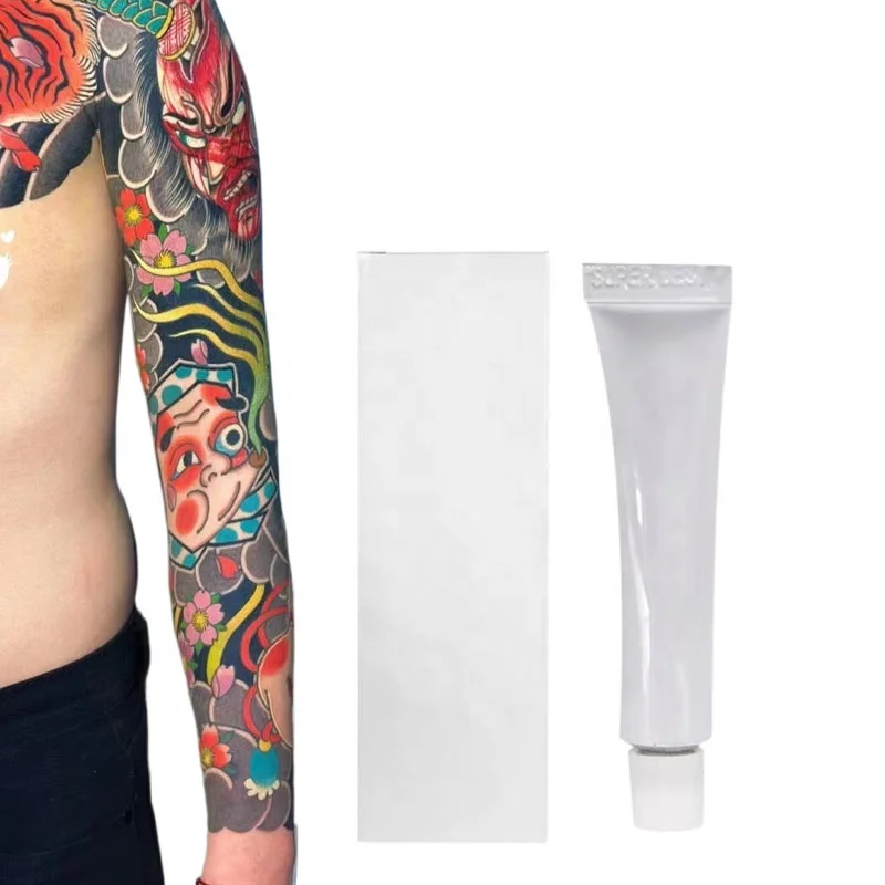 OEM/ODM Permanent Makeup and Beauty Shop Pre Tattoo Care Body Cleanser Used Before  Tattoo Powder Cream 10G 30G 50G