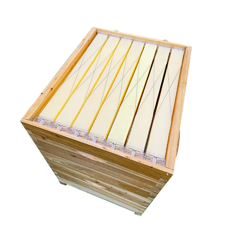 Высокое качество, пластиковый поток, улей colмена с медовыми рамами