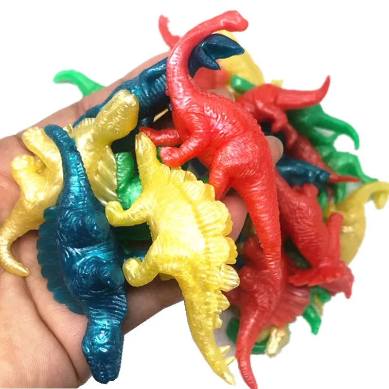 Promotion Squishy Stress Toy TPR Soft Rubber Dinosaur Stretchy String Toy