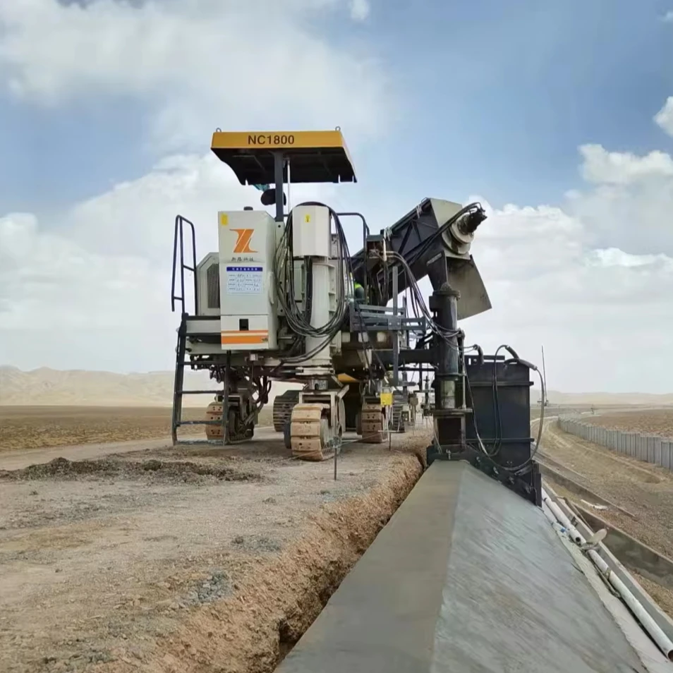 NEW Concrete slipform paver concrete curb/kerb machine road paving road drainage ditches paver