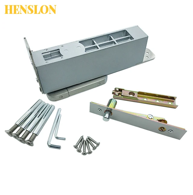 No-Digging wooden door Heavy Hydraulic floor Hinge Conceal Door Closer Patch Fitting  Pit free Floor spring For Glass