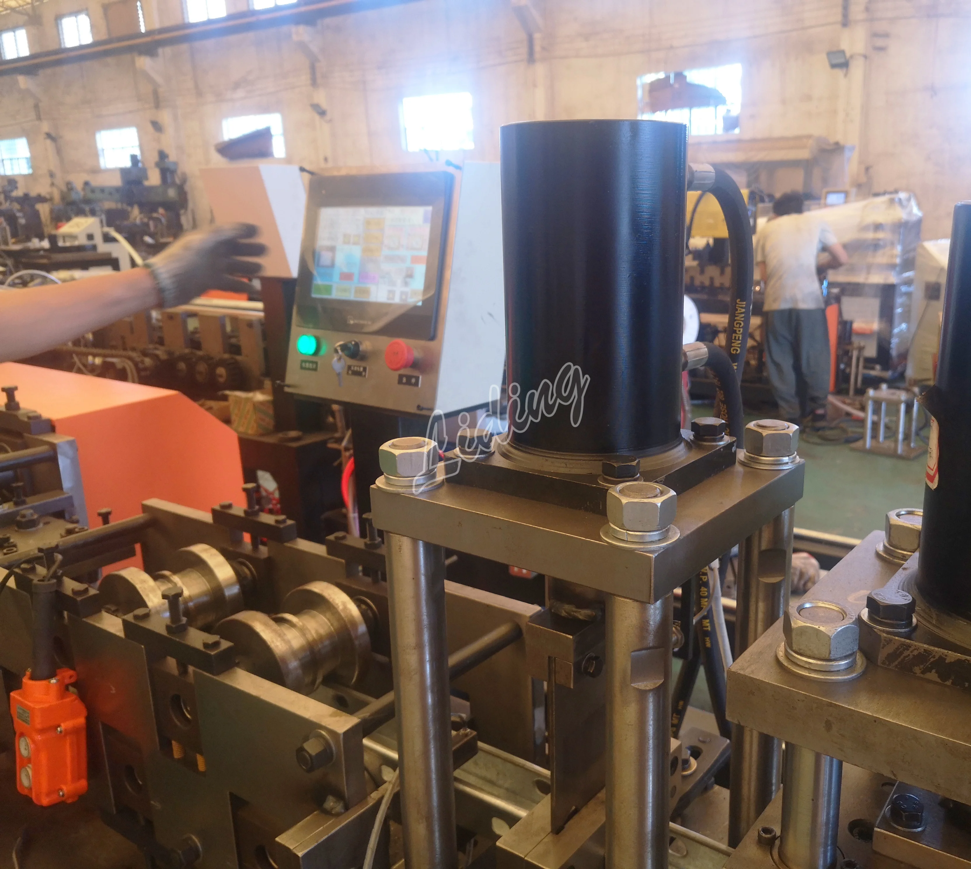 air blower base roll forming machine Steel Purlin C Beam Cold Roll Forming Machine U purlin Keel making machine