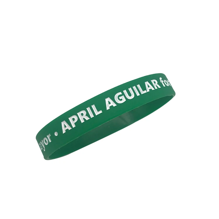 Wholesale personalized printing ink soft custom wristband