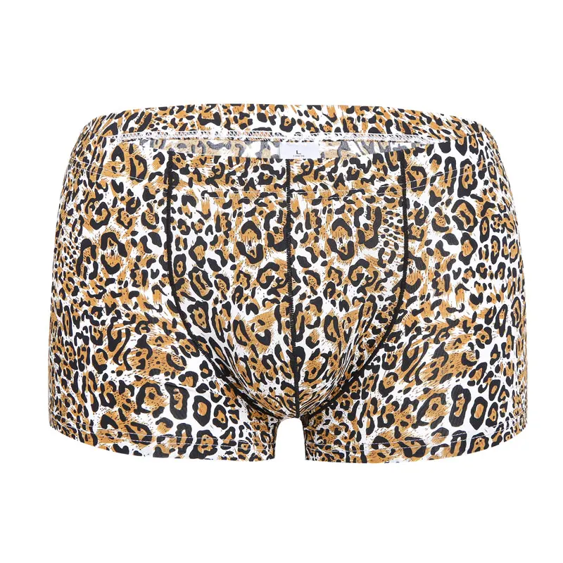 OEM ice silk fabric  man underwear sexy pants digital print